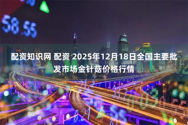 配资知识网 配资 2025年12月18日全国主要批发市场金针菇价格行情